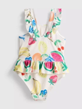 1-9 ani | costum de baie cu imprimeu cu fructe