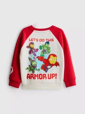 1-9 ani | Hanorac Marvel cu Iron Man și prietenii lui grozavi