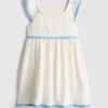 1-9 ani | rochie smock cu ric rac 1-9 ani | rochie smock cu ric rac