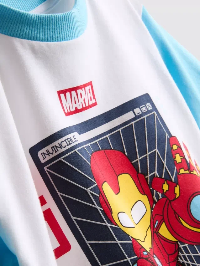 1-9 ani | Set tricou și pantaloni scurți Marvel Iron Man 1-9 ani | Set tricou și pantaloni scurți Marvel Iron Man