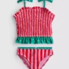 1-9 ani | tankini cu imprimeu de pepene verde 1-9 ani | tankini cu imprimeu de pepene verde