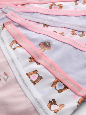 2-15 ani | pachet de 6 chiloți hipster cu imprimeu cu câine dachshund
