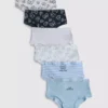 2-15 ani | pachet de 6 chiloți hipster cu imprimeu cu fluturi 2-15 ani | pachet de 6 chiloți hipster cu imprimeu cu fluturi