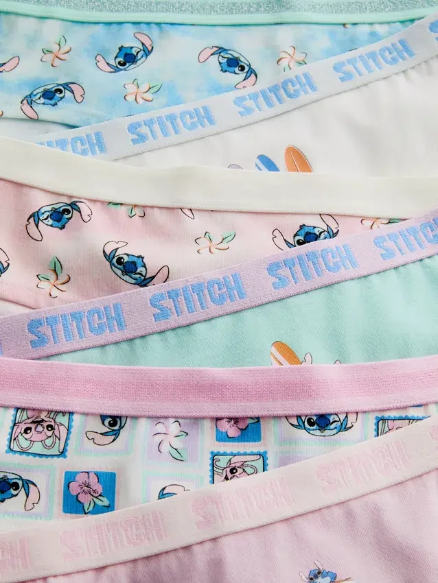 2-15 ani | pachet de 6 chiloți hipster cu Stitch de la Disney 2-15 ani | pachet de 6 chiloți hipster cu Stitch de la Disney