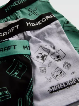 3-15 ani | Set de 3 slipuri Minecraft 3-15 ani | Set de 3 slipuri Minecraft