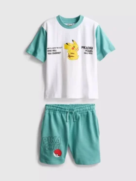 3-9 ani | Set tricou și pantaloni scurți Pokémon 3-9 ani | Set tricou și pantaloni scurți Pokémon
