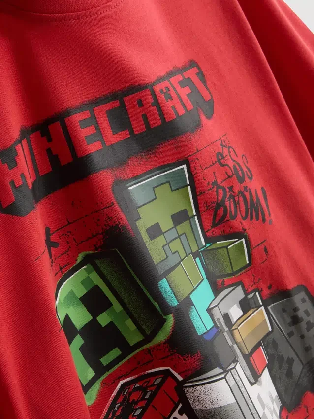 5-15 ani | cămășă cu imprimeu Minecraft 5-15 ani | cămășă cu imprimeu Minecraft