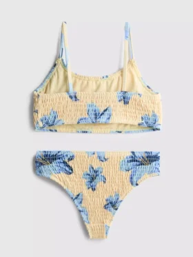 7-15 ani | bikini cu imprimeu și pliuri