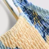 7-15 ani | bikini cu imprimeu și pliuri