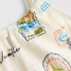 7-15 ani | bikini cu imprimeu tip carte poștală