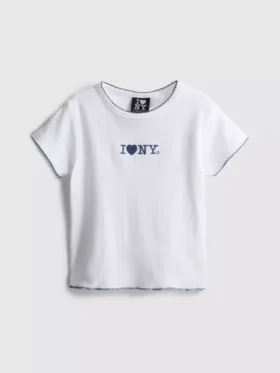7-15 ani | Cămășă brodată „I love New York“