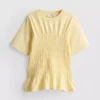 7-15 ani | Cămășă cu peplum plisat 7-15 ani | Cămășă cu peplum plisat