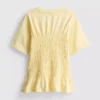 7-15 ani | Cămășă cu peplum plisat 7-15 ani | Cămășă cu peplum plisat
