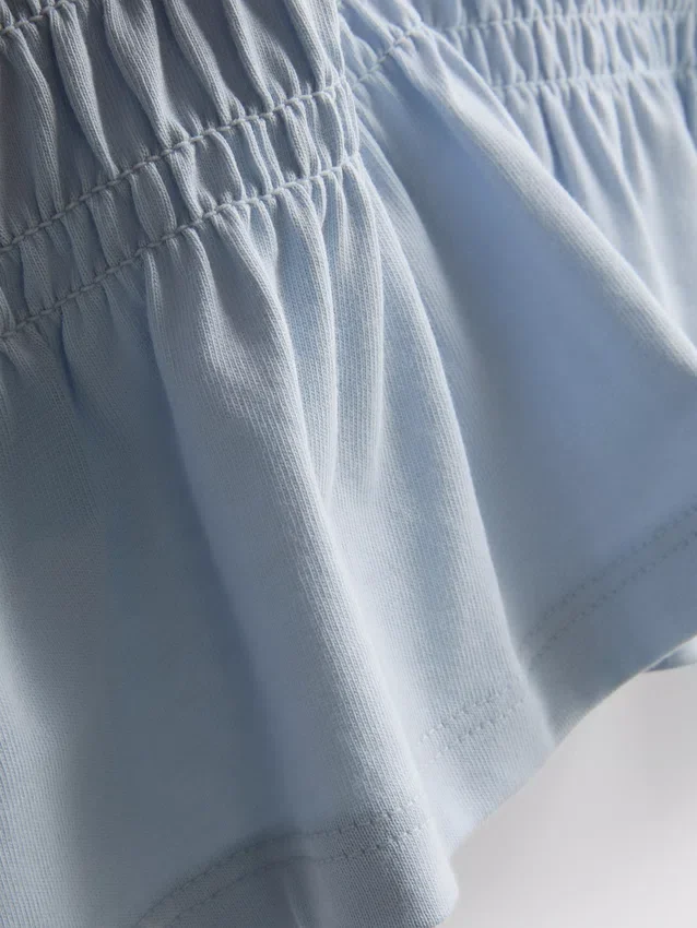 7-15 ani | Cămășă cu peplum plisat 7-15 ani | Cămășă cu peplum plisat