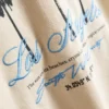7-15 ani | Cămășă texturată cu imprimeu de palmier 7-15 ani | Cămășă texturată cu imprimeu de palmier