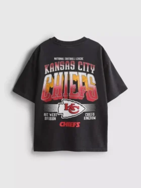 7-15 ani | Cămășa NFL Kansas City Chiefs cu spălare acidă