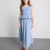 7-15 ani | fustă midi în carouri gingham