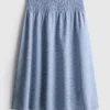 7-15 ani | fustă midi în carouri gingham
