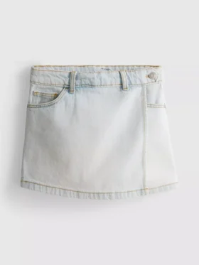7-15 ani | fustă-pantalon din denim