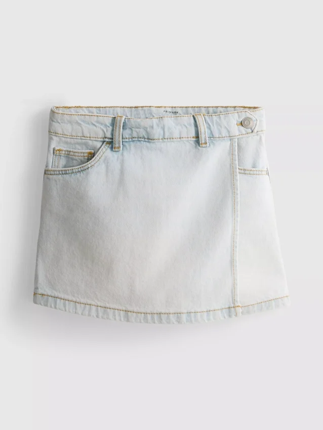 7-15 ani | fustă-pantalon din denim 7-15 ani | fustă-pantalon din denim