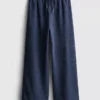 7-15 ani | pantaloni cu croi larg și efect de șifonare 7-15 ani | pantaloni cu croi larg și efect de șifonare