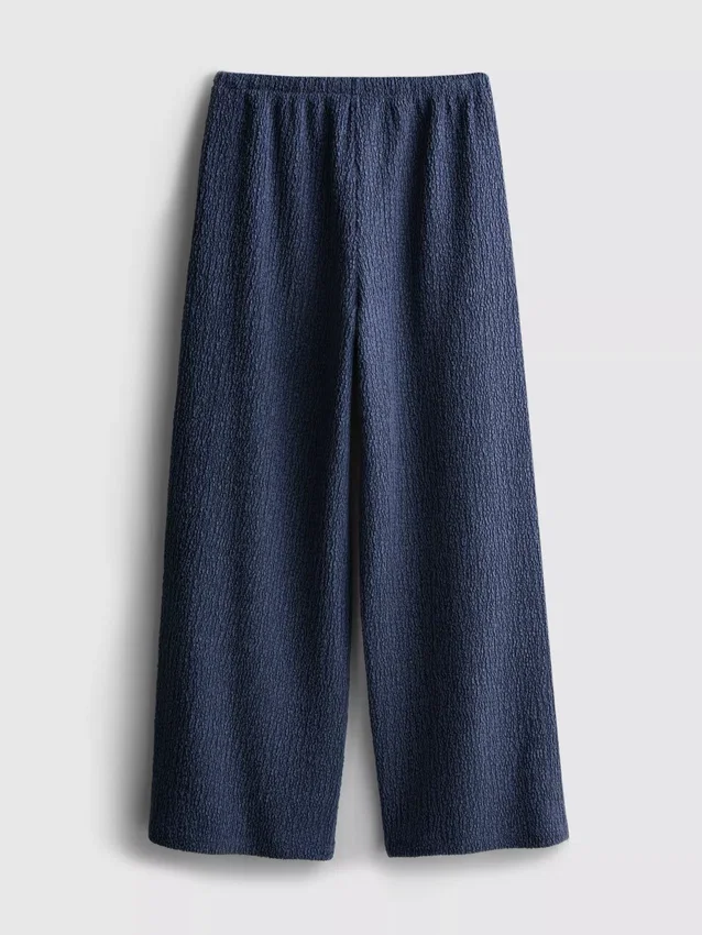 7-15 ani | pantaloni cu croi larg și efect de șifonare 7-15 ani | pantaloni cu croi larg și efect de șifonare