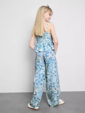 7-15 ani | pantaloni cu imprimeu de mozaic