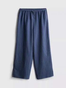 7-15 ani | pantaloni cu textură șifonată 7-15 ani | pantaloni cu textură șifonată