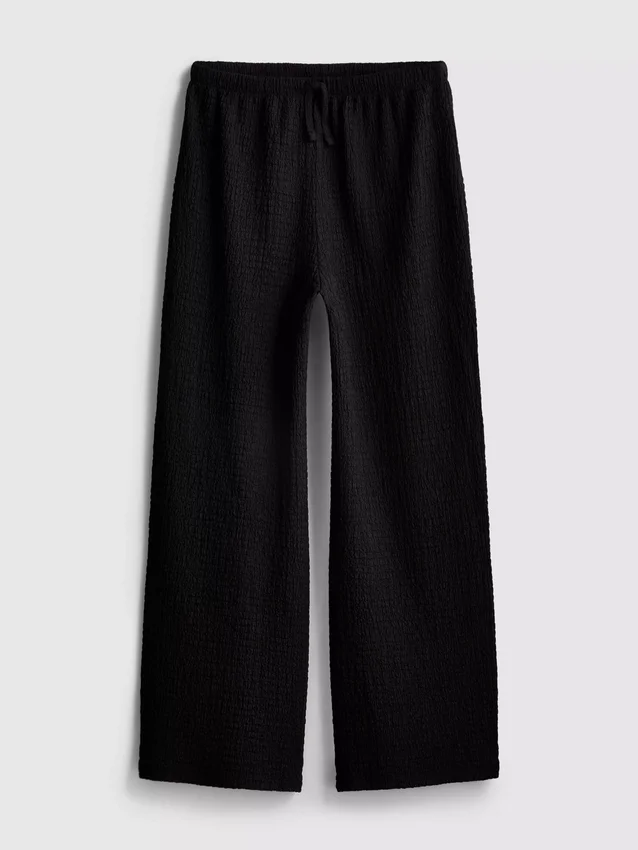 7-15 ani | pantaloni cu textură șifonată 7-15 ani | pantaloni cu textură șifonată