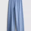 7-15 ani | pantaloni cu textură șifonată 7-15 ani | pantaloni cu textură șifonată