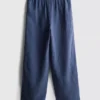 7-15 ani | pantaloni cu textură șifonată 7-15 ani | pantaloni cu textură șifonată