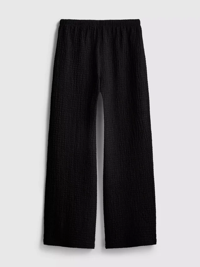 7-15 ani | pantaloni cu textură șifonată 7-15 ani | pantaloni cu textură șifonată