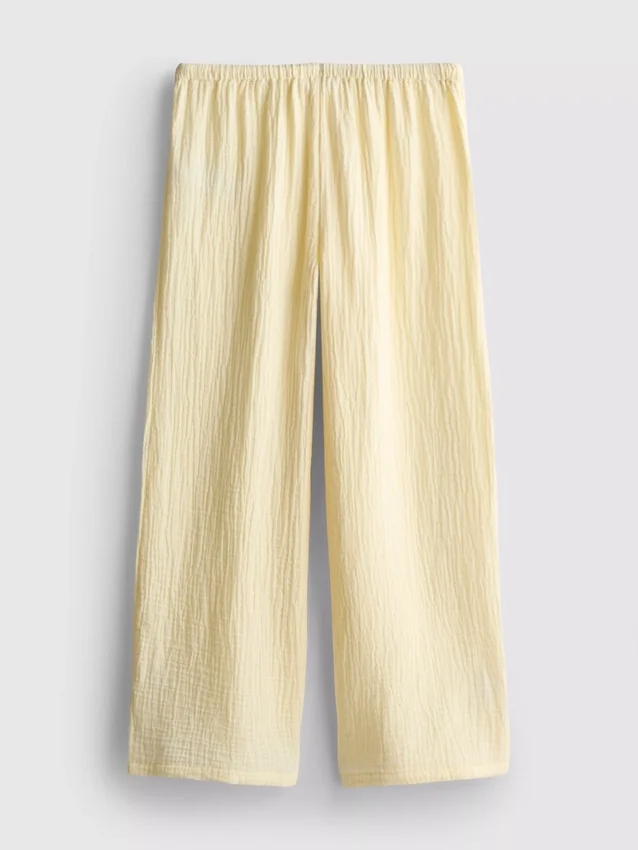 7-15 ani | pantaloni cu textură șifonată 7-15 ani | pantaloni cu textură șifonată