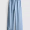 7-15 ani | Pantaloni de Trening cu croi larg și efect periat 7-15 ani | Pantaloni de Trening cu croi larg și efect periat