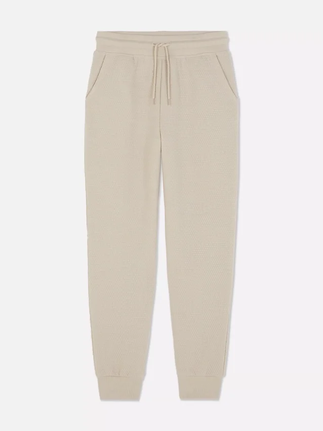7-15 ani | Pantaloni de Trening cu textură tip fagure 7-15 ani | Pantaloni de Trening cu textură tip fagure