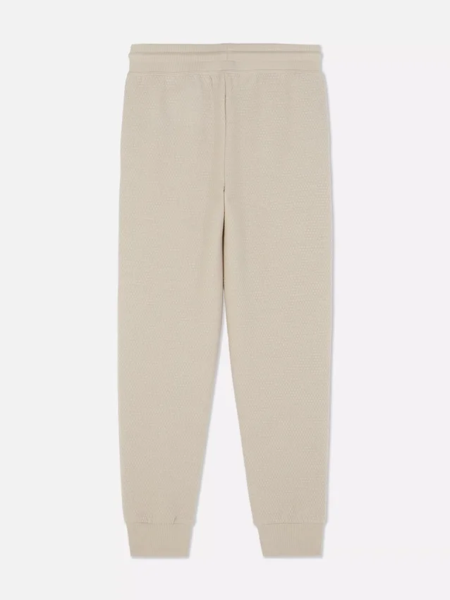 7-15 ani | Pantaloni de Trening cu textură tip fagure 7-15 ani | Pantaloni de Trening cu textură tip fagure