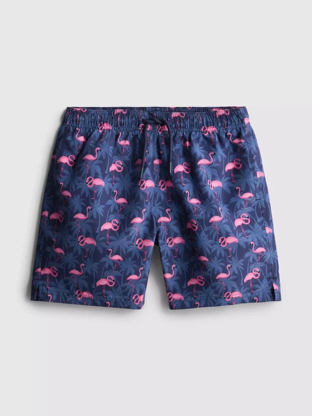 7-15 ani | pantaloni scurți de baie cu imprimeu flamingo 7-15 ani | pantaloni scurți de baie cu imprimeu flamingo