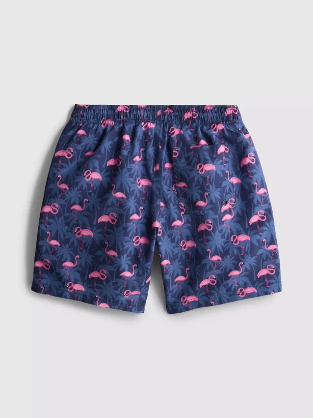 7-15 ani | pantaloni scurți de baie cu imprimeu flamingo 7-15 ani | pantaloni scurți de baie cu imprimeu flamingo