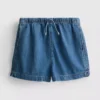 7-15 ani | Pantaloni Scurți de Trening din denim