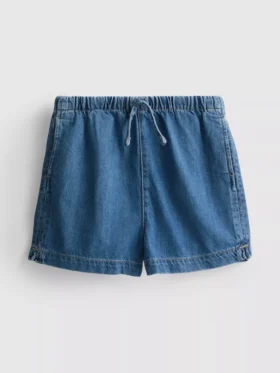 7-15 ani | Pantaloni Scurți de Trening din denim