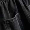 7-15 ani | Pantaloni Scurți din denim cu buzunare tip „paperbag”