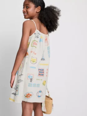7-15 ani | rochie cu imprimeu