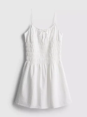 7-15 ani | rochie din țesătură seersucker