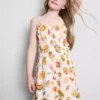 7-15 ani | rochie din țesătură seersucker