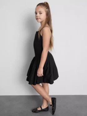 7-15 ani | rochie tip cami cu volane