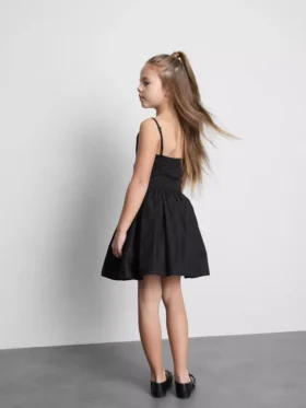 7-15 ani | rochie tip cami cu volane