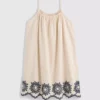 7-15 ani | rochie tip smock cu bretele brodate 7-15 ani | rochie tip smock cu bretele brodate