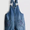 7-15 ani | salopetă din denim brodată 7-15 ani | salopetă din denim brodată