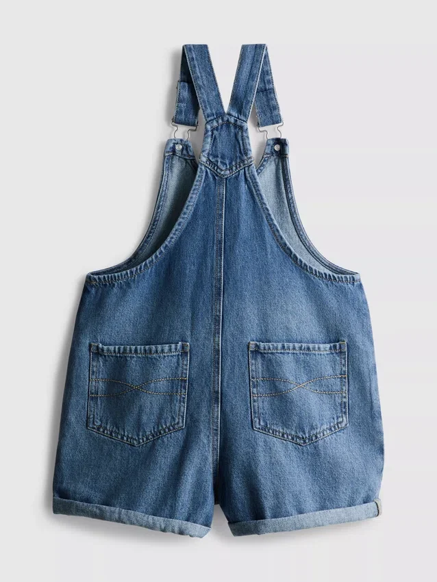 7-15 ani | salopetă din denim brodată 7-15 ani | salopetă din denim brodată