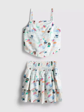 7-15 ani | Set compus din bluză cu Stitch de la Disney și fustă Rara 7-15 ani | Set compus din bluză cu Stitch de la Disney și fustă Rara